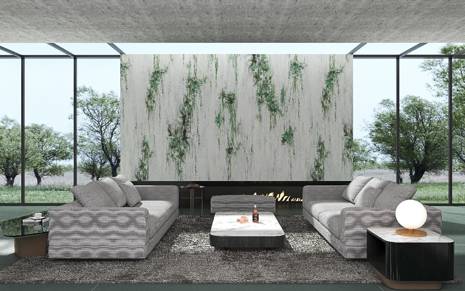 9Y926163E-H1-H2-H3-H4_春意盎然_4面_左右無限連紋_效果圖