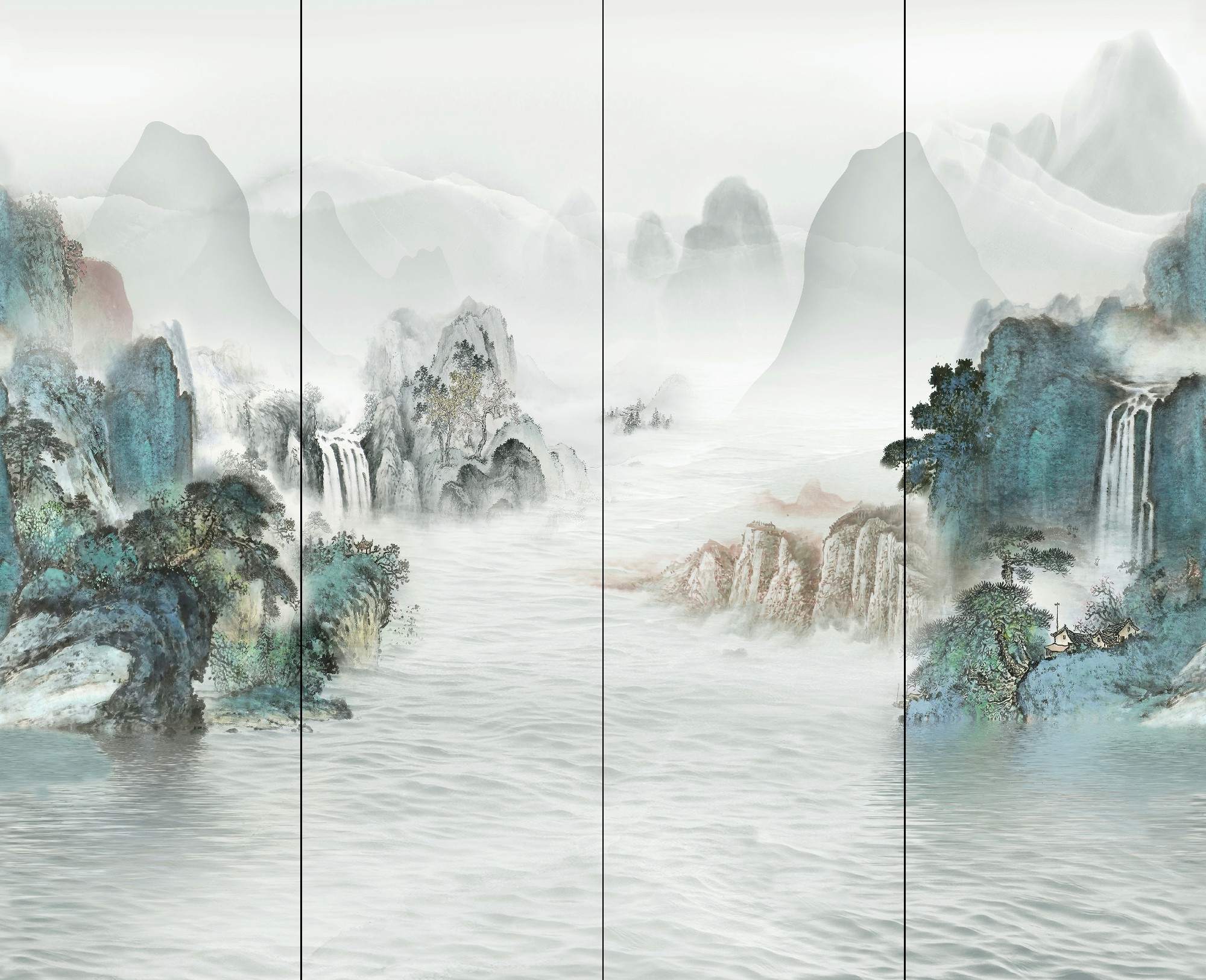 9S826F06A-1-2-3-4_青丘之國_4面_左右無限連紋