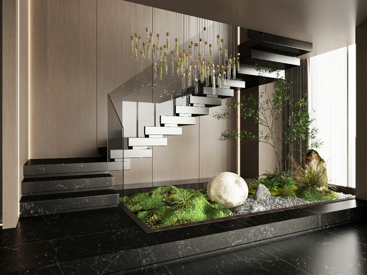 12G918122D-網(wǎng)紋黑白根-4面混鋪_大圖