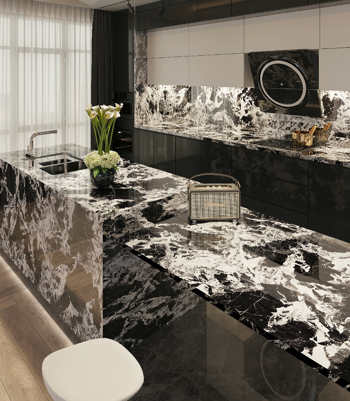 9S1227ZS505D-，B078-拿破侖黑-3面混鋪效