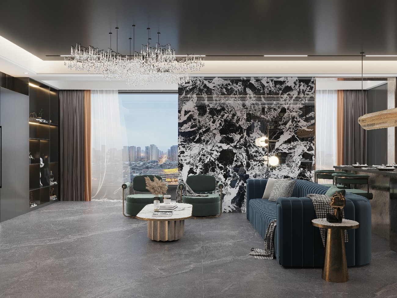 12S1632342DH-G056-拿破侖黑-3面混鋪效