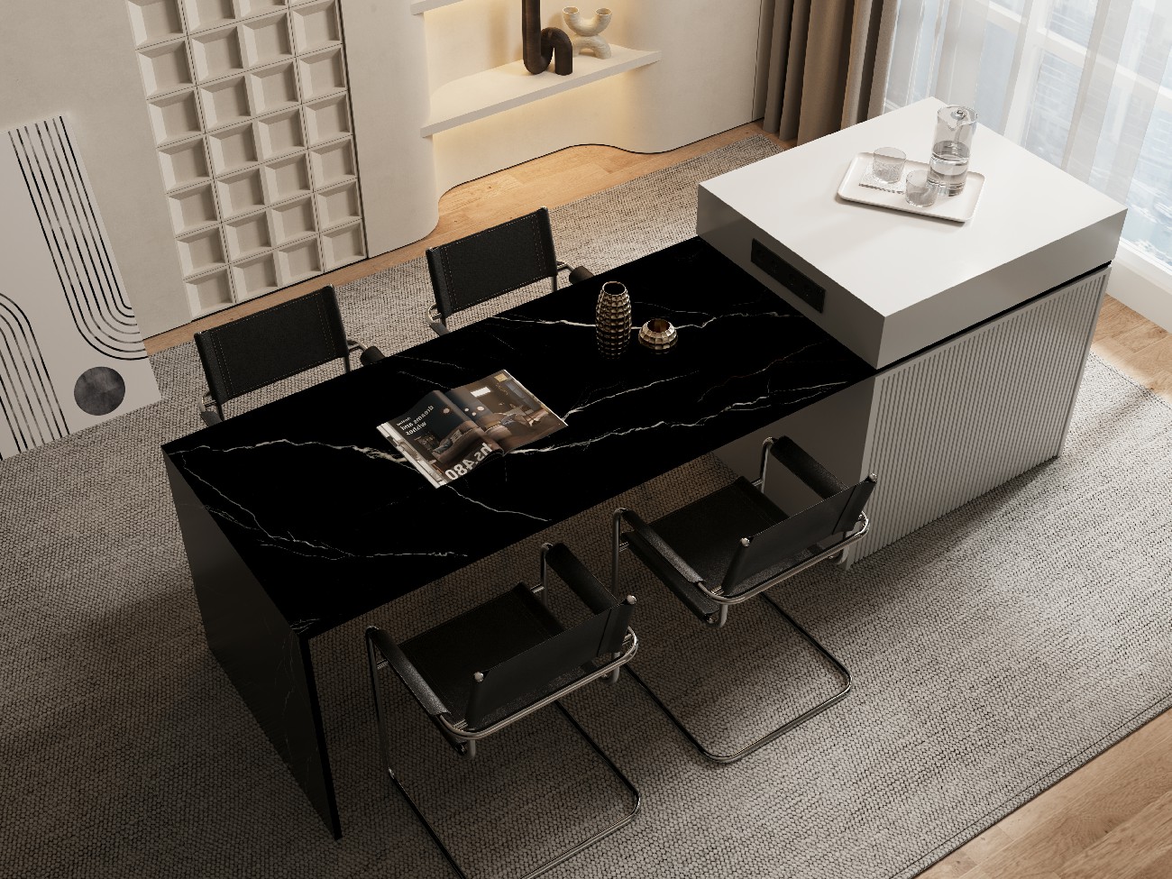 15Y1632401DH-G074-阿爾薩黑-1面上下左右連紋效