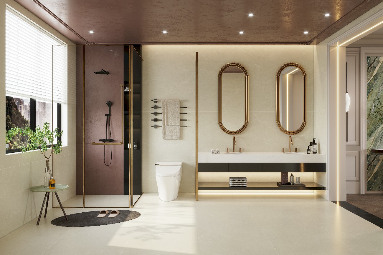 TST612A94R-文萊米黃-3面混鋪效