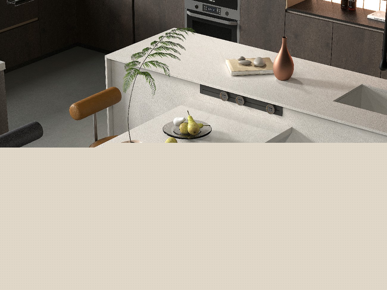 9M826703A-寒武巖米黃-2面混鋪效