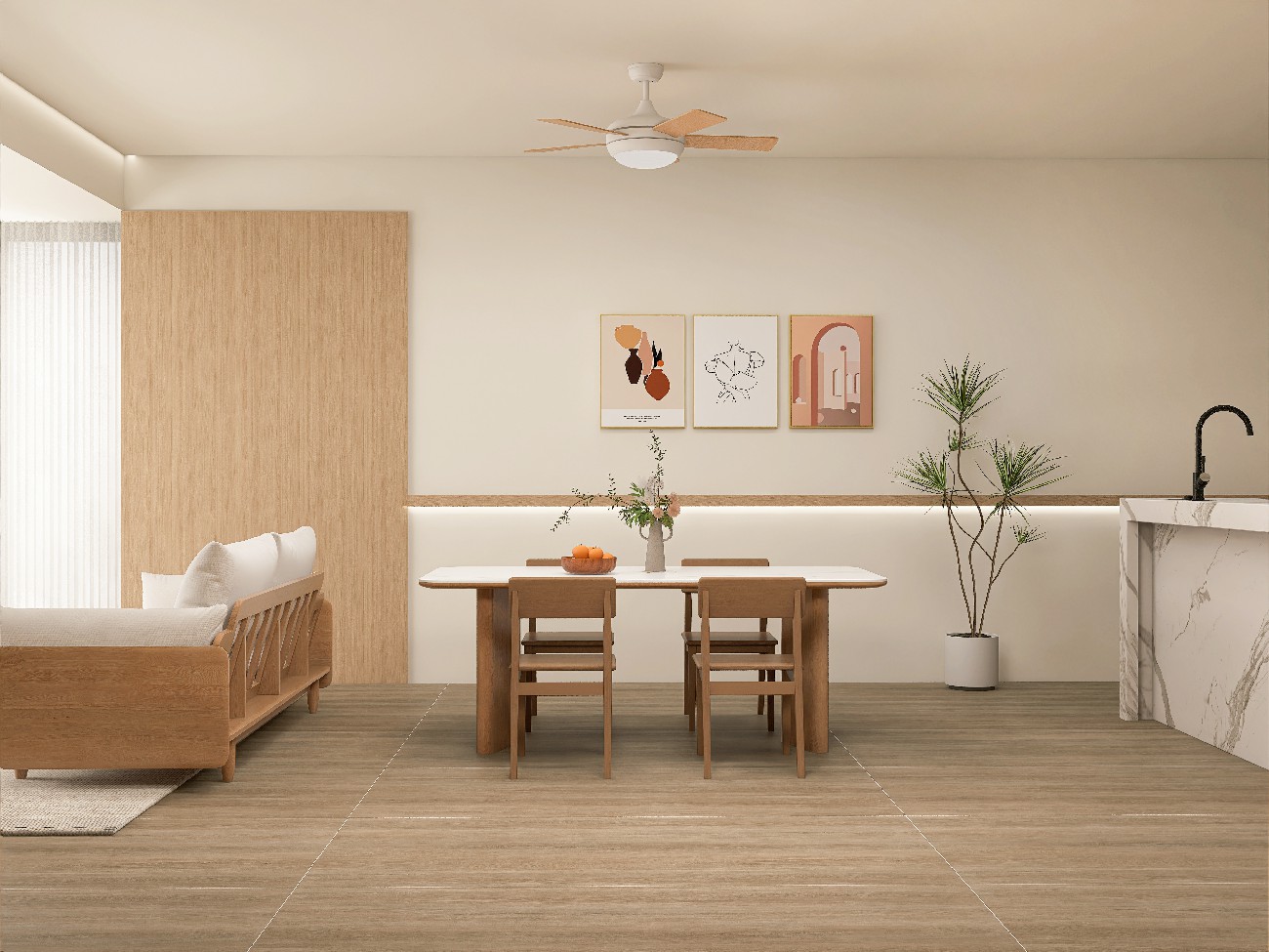 157A-北歐橡木-原木色-4面混鋪-婷