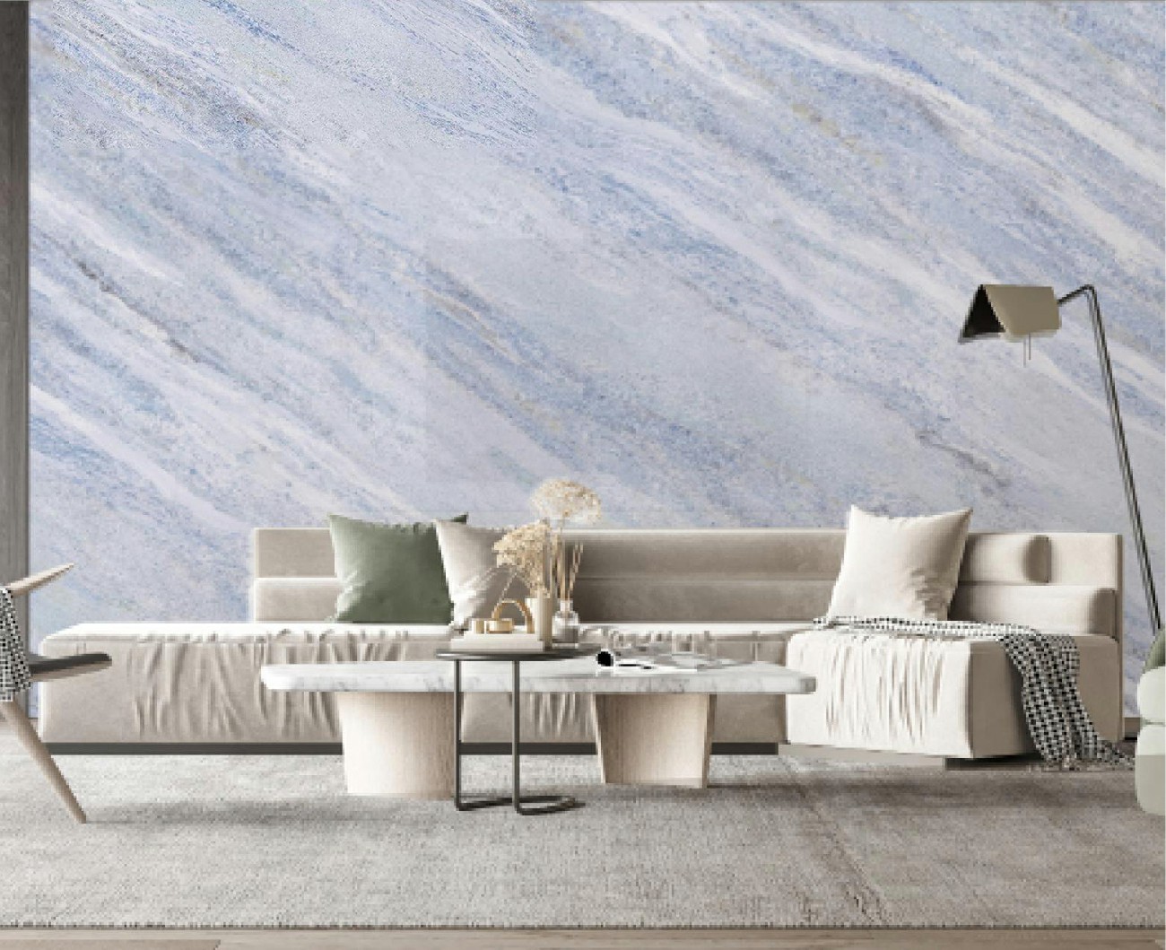 9S1227LT029A-1-2-3巴西藍水晶-3面上下左右無限連紋1