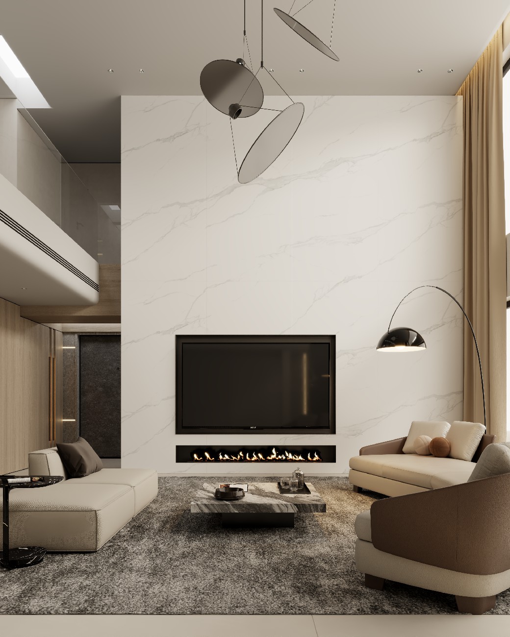 9Y1227LT304A-1-2-3-阿爾卑斯白-3面左右無限連紋-LUKAS