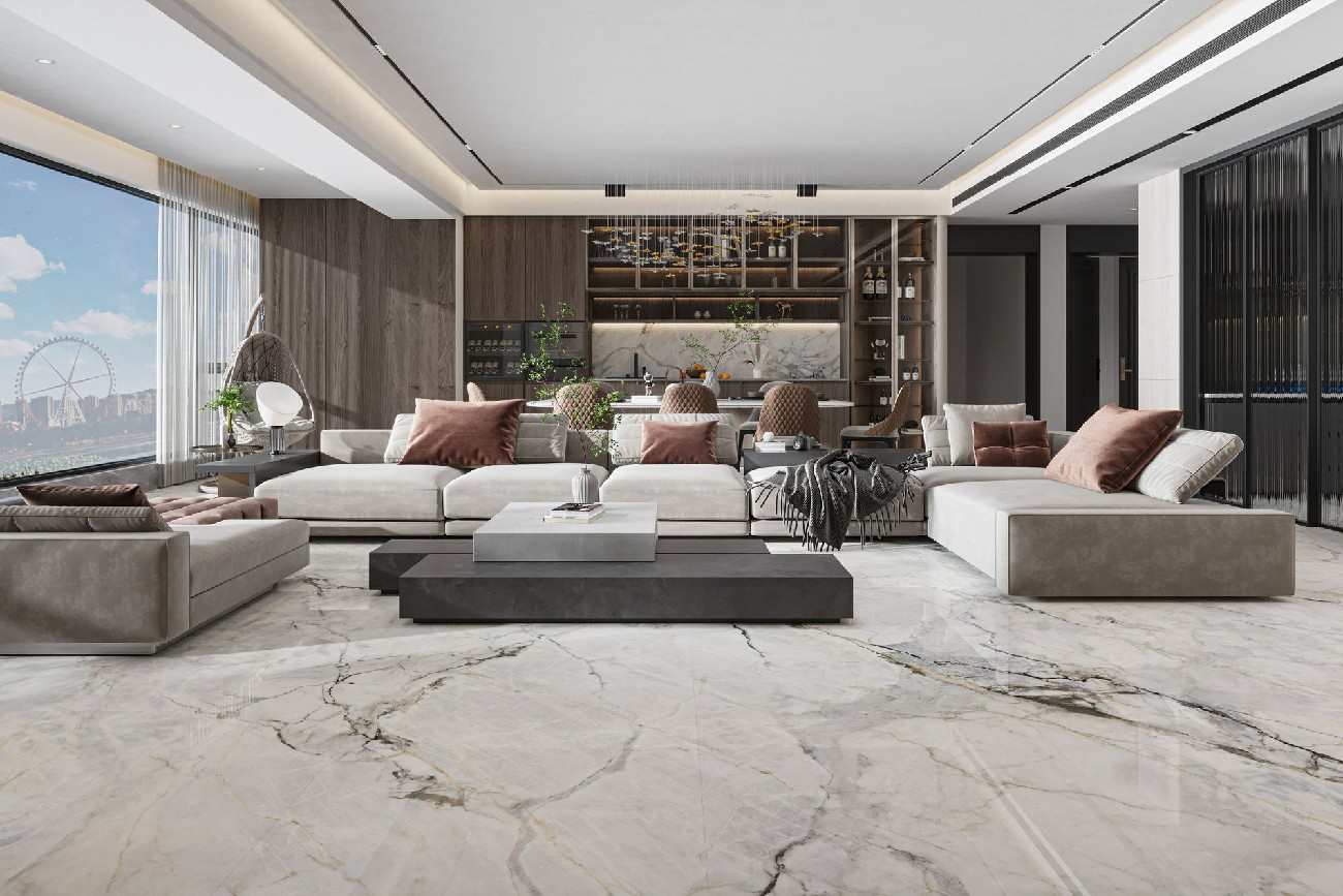 9LG927-004-1-2-3-4卡諾蘭白-4面上下左右無(wú)限-效果圖連紋