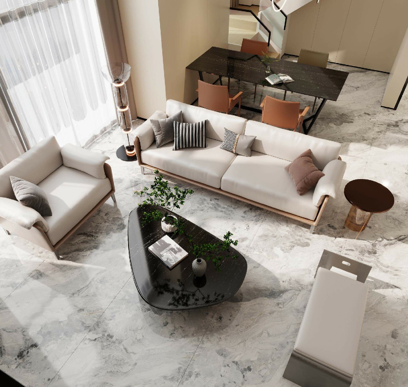 9LG927-020-1-2-3-4西西里翡翠-4面上下左右無限連紋-效果圖