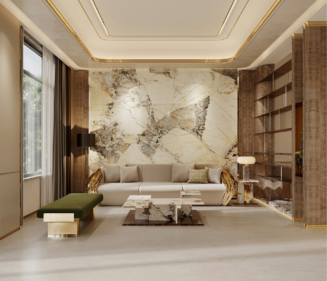 9LG927-011-1-2-3-4黃金潘多拉-4面上下左右無(wú)限連紋-效果圖