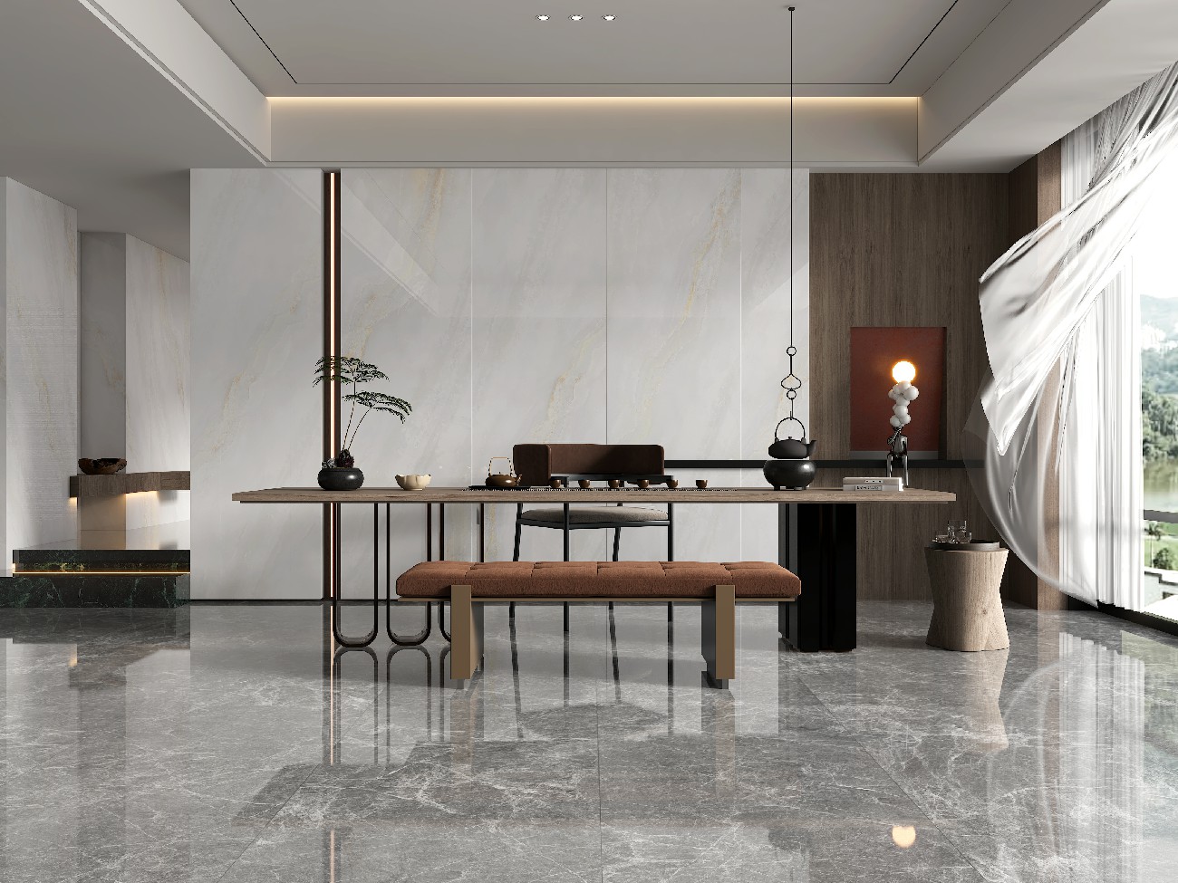 9LG927-017維納斯白玉-4面混鋪-效果圖