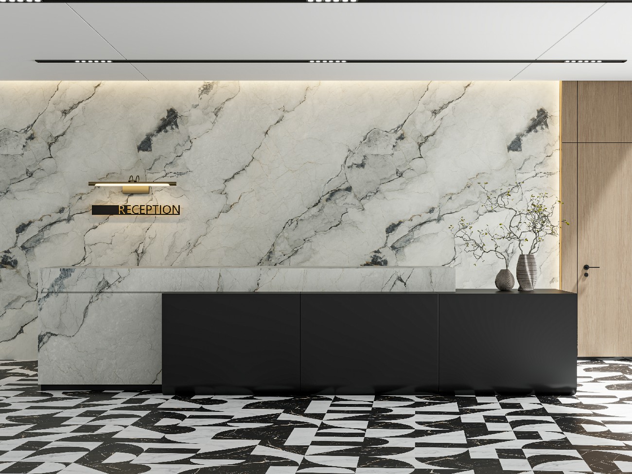 9FP927-309-1-2-3-4江南煙雨-4面左右無限連紋（同9LG927-003-波