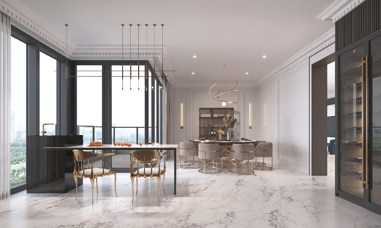 9FP927-329-圣羅蘭白-4面混鋪-效果圖