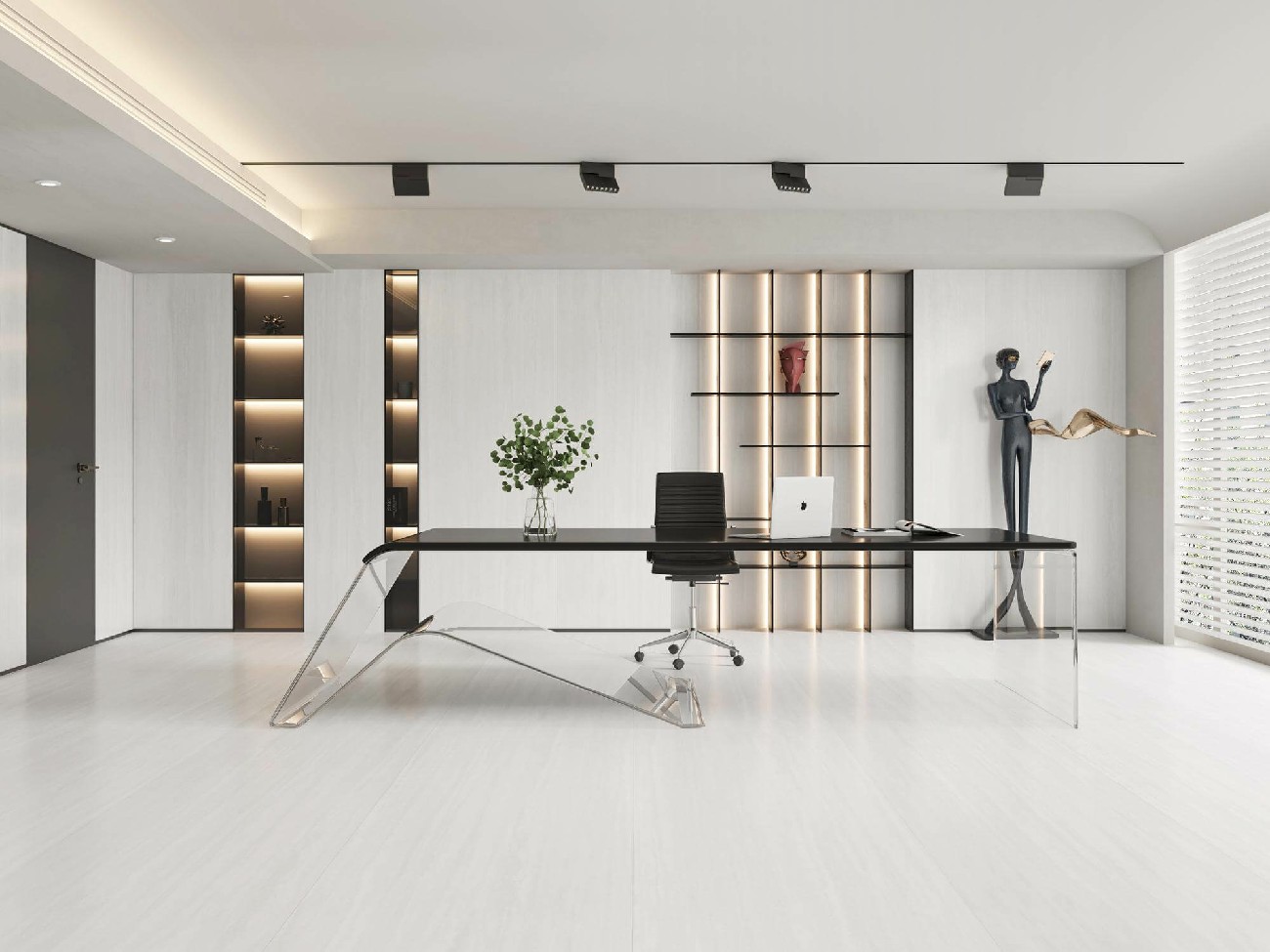 9GD927-407-意大利米白洞-4面混鋪-效果圖