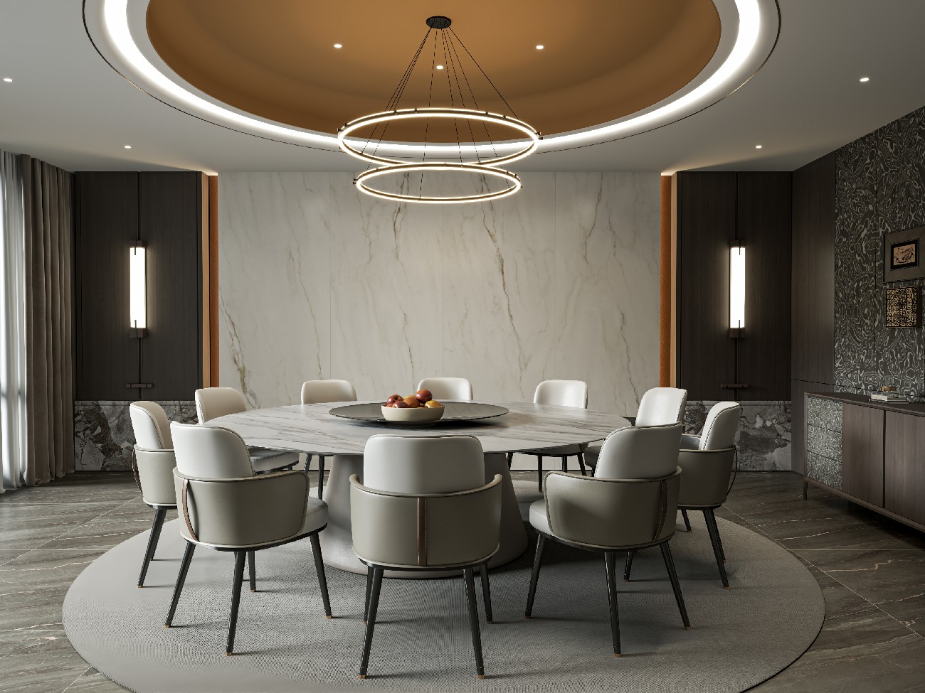 9GD927-448銀河白-4面混鋪-波