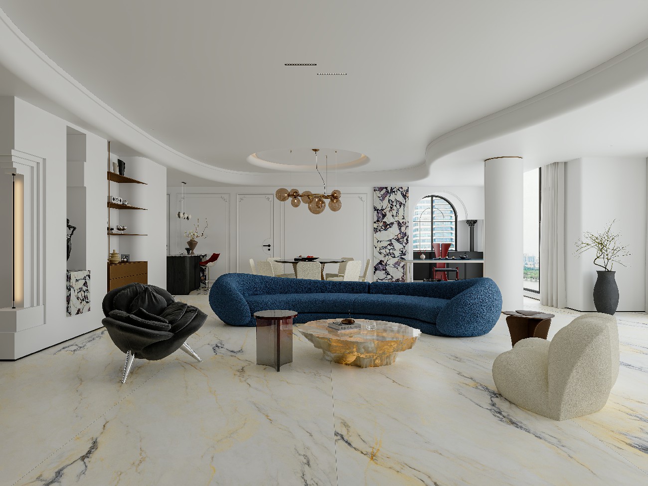 9RP1227-805-迪拜金-5面混鋪-波