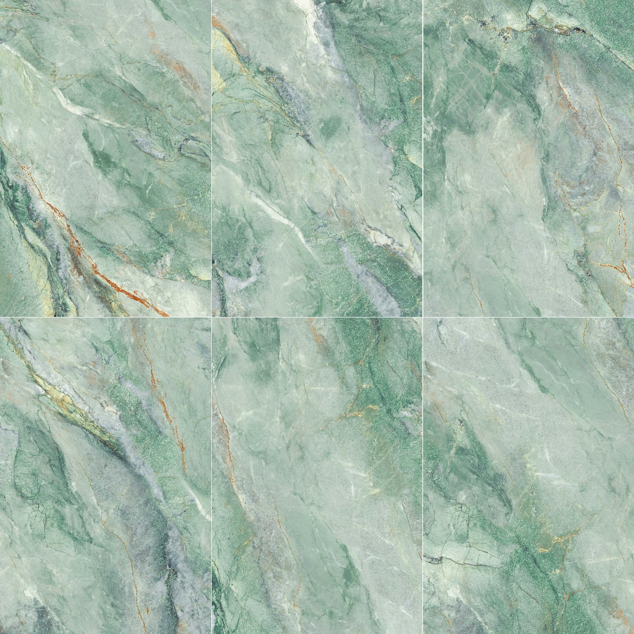 9LG1218-020-皇家綠-6面混鋪