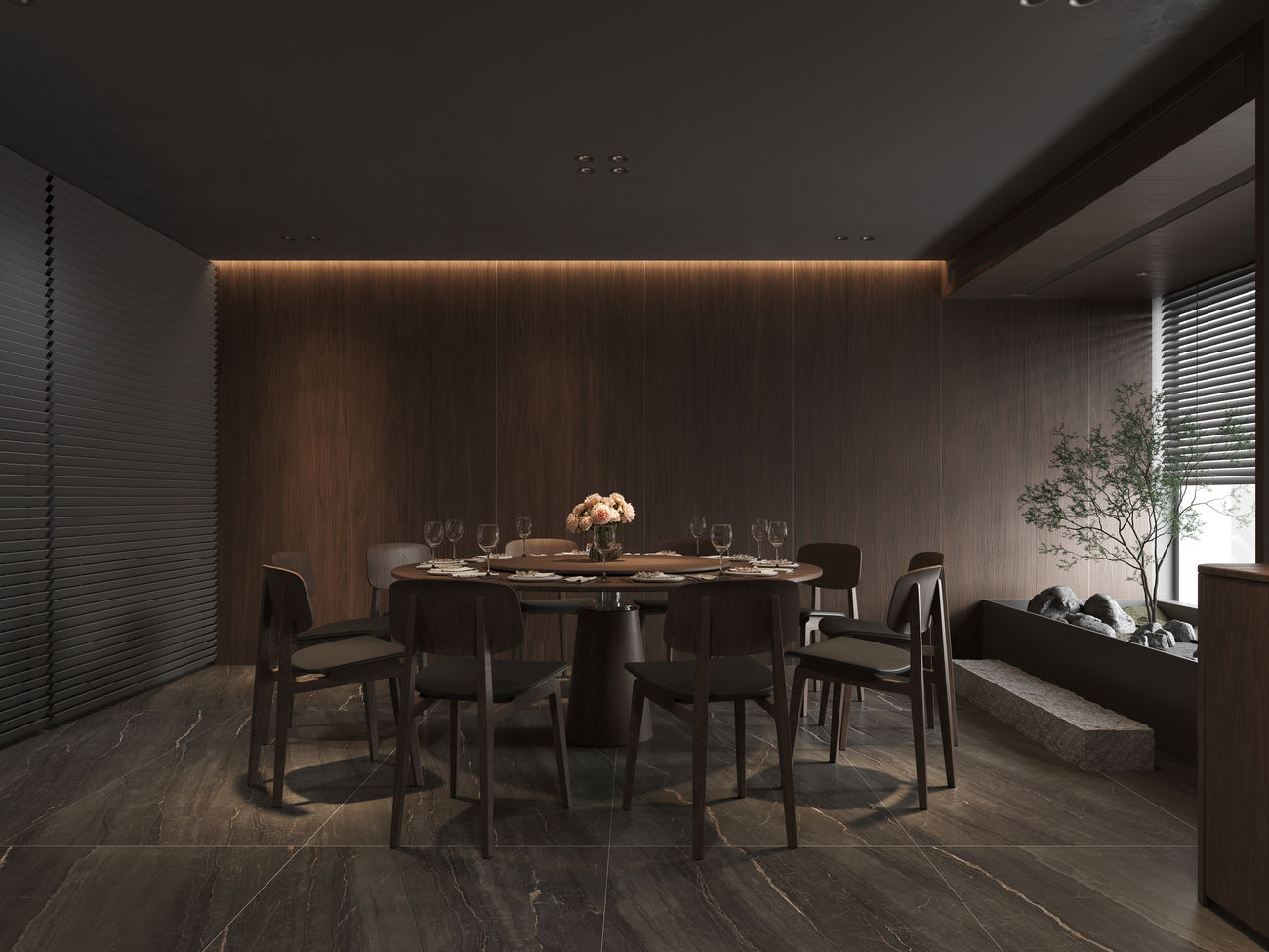 9GD826-439-南美柚木-深實木色-4面混鋪-t