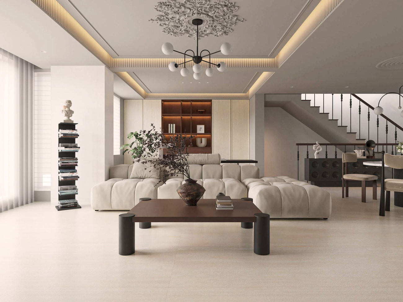 9GD826-412-蒂沃利米黃洞石（橫紋）-3面混鋪-t