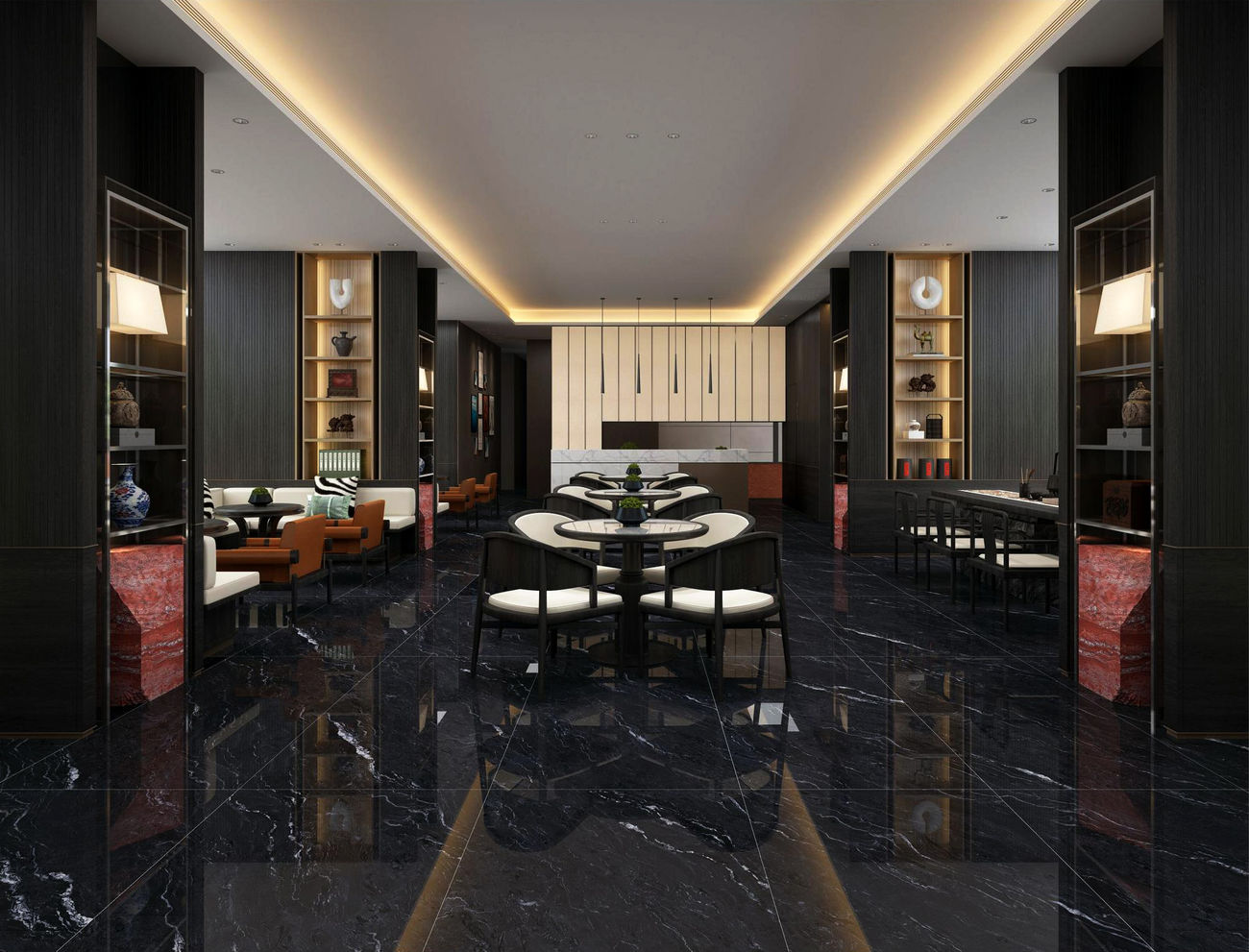 049D-古奇黑-4面混鋪-t